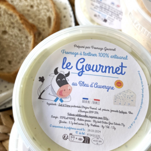 Fromage à tartiner Le Gourmet au Bleu d'Auvergne AOP