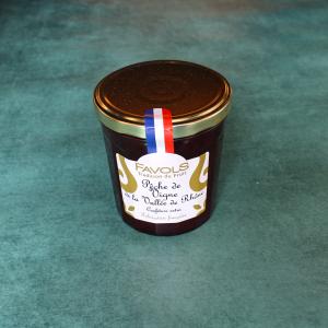 Confiture Pêche de Vigne de la Vallée du Rhône – Favols (375 g)