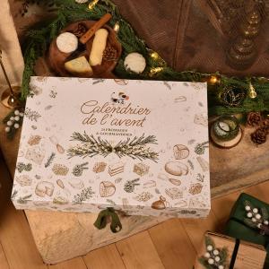 Calendrier de l'avent 24 fromages et gourmandises