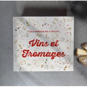 Calendrier de l'avent fromages et vins